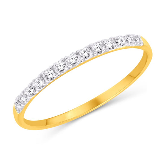 14KT Yellow Gold Diamond Band