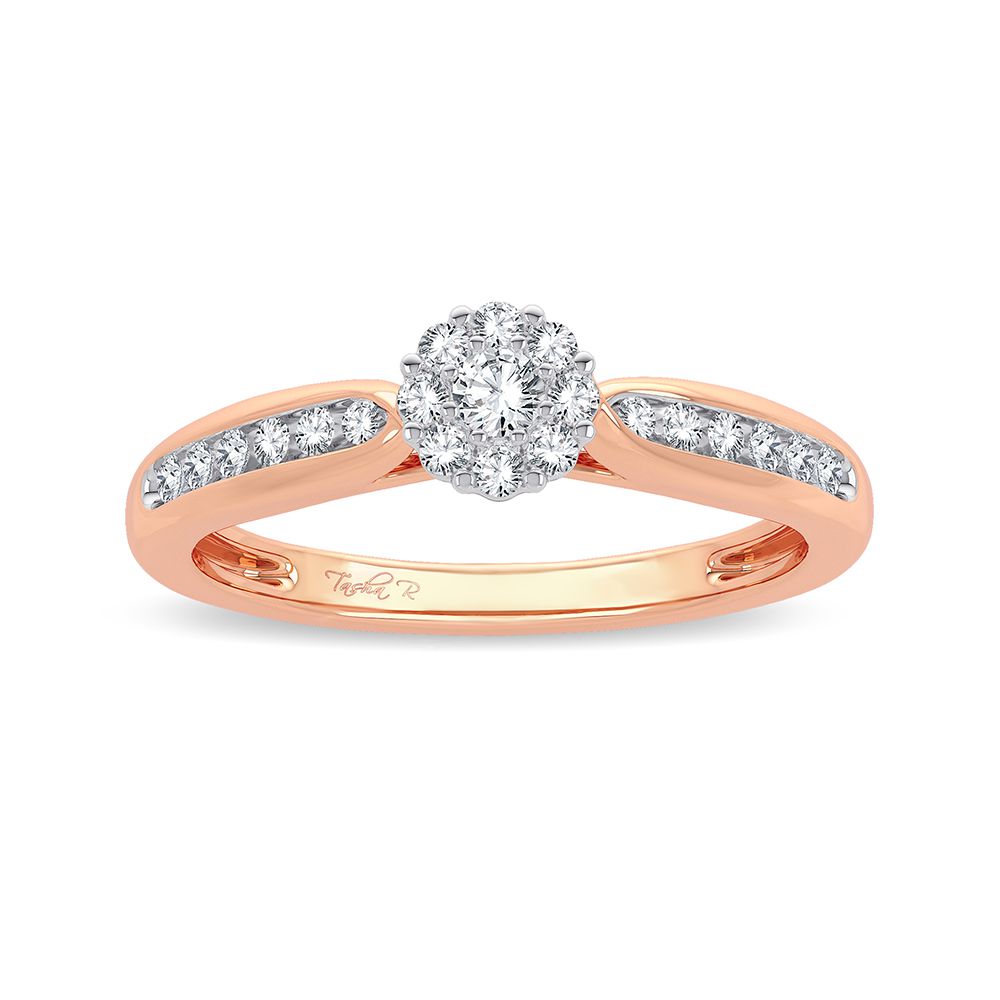 14KT Rose Gold Diamond Ring