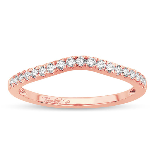 14KT Rose Gold Diamond Band